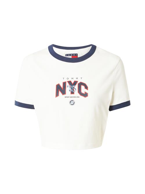 Se Tommy Jeans Shirts 'GAME DAY'  navy / lyseblå / brandrød / hvid ved About You