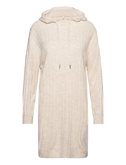 Onltessa Carey L/S Hood Dress Nca Knt ONLY Beige