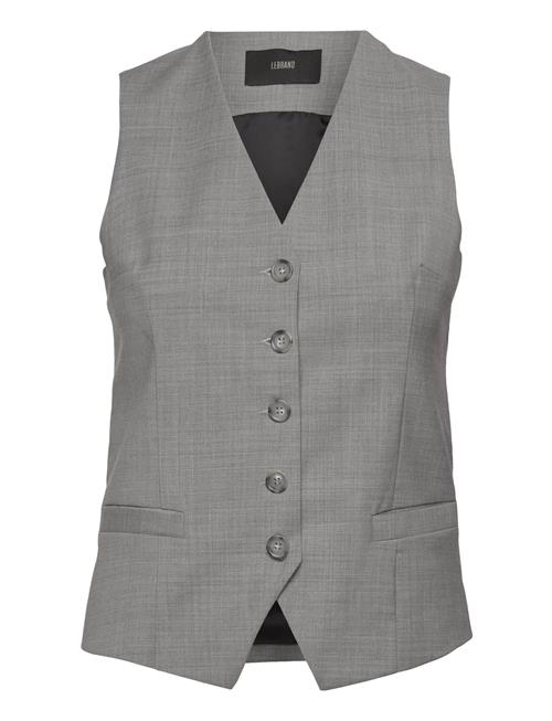 Se Kiruna Vest LEBRAND Grey ved Booztlet