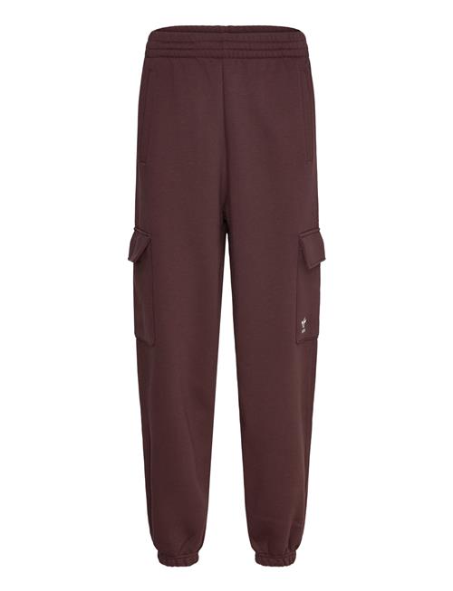 Essentials Fleece Cargo Pants Adidas Originals Burgundy