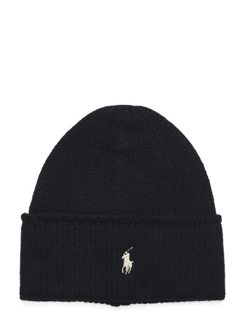 Cable-Knit Merino Wool Beanie Polo Ralph Lauren Black