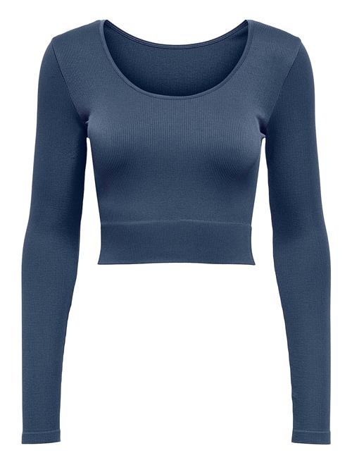 Onpjaia Life Un Ls 2-Waycrop Seam Top Only Play Navy