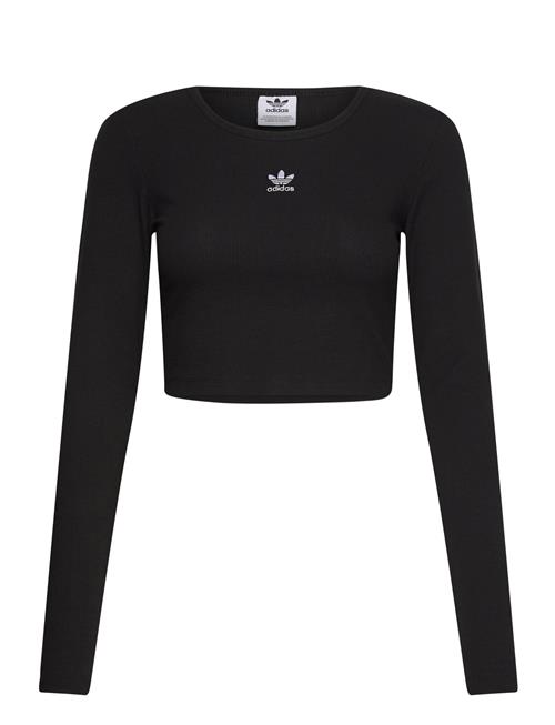 Ess Crop Ls Adidas Originals Black