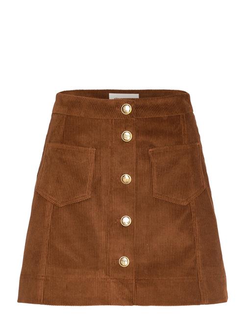 Cord Mini Skirt GANT Brown