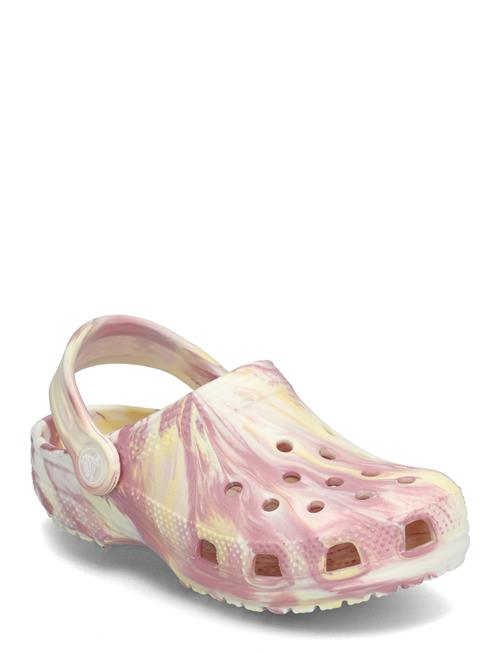 Classic Glow Marbled Clog K Crocs Pink