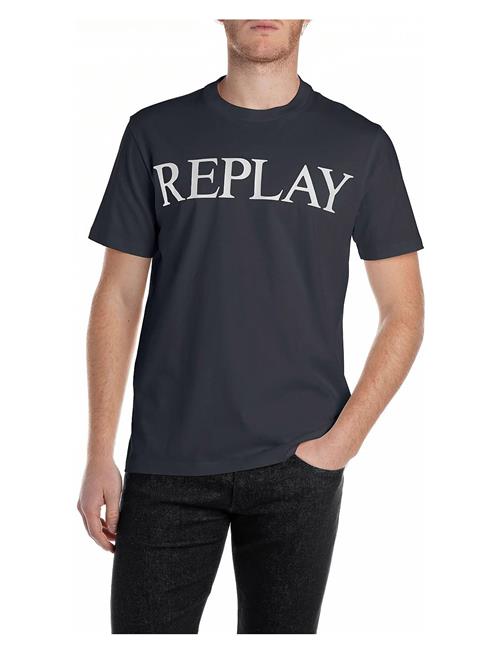 T-Shirt Regular Replay Basics Replay Black