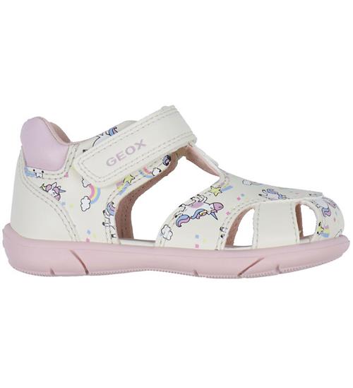 Se Geox Sandal - Zapito - Ivory/Pink ved KidsWorld