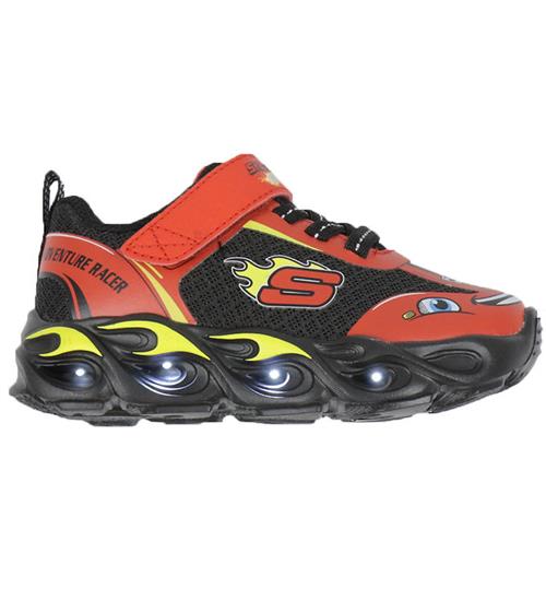 Se Skechers Sko m. Lys - Thermo-Flash Wheel Buddies - RÃ¸d/Sort ved KidsWorld