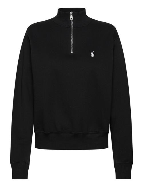 Fleece Quarter-Zip Polo Ralph Lauren Black