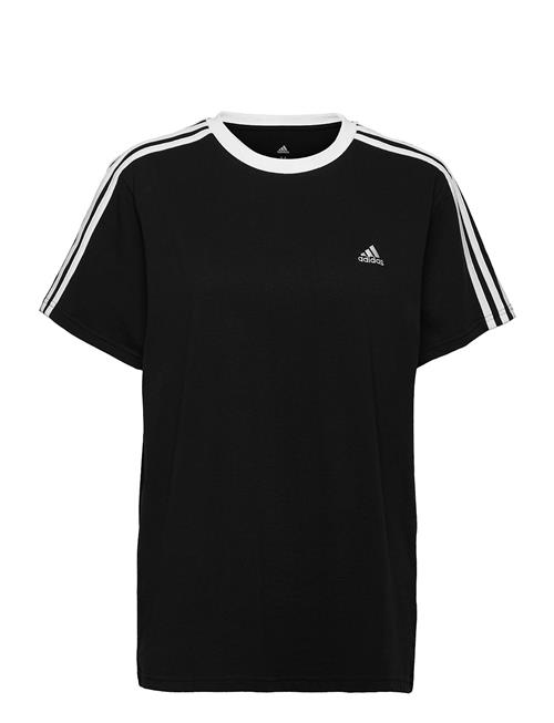 Se Essentials 3-Stripes T-Shirt Adidas Sportswear Black ved Booztlet