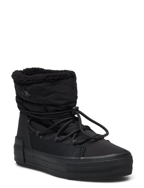 Se Bold Vulc Flatf Snow Boot Wn Calvin Klein Black ved Booztlet