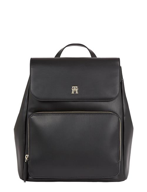 Se Th Soft Utility Backpack Pu Tommy Hilfiger Black ved Booztlet