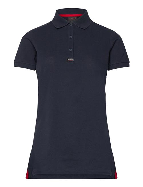 W Ess Pique Polo Musto Navy