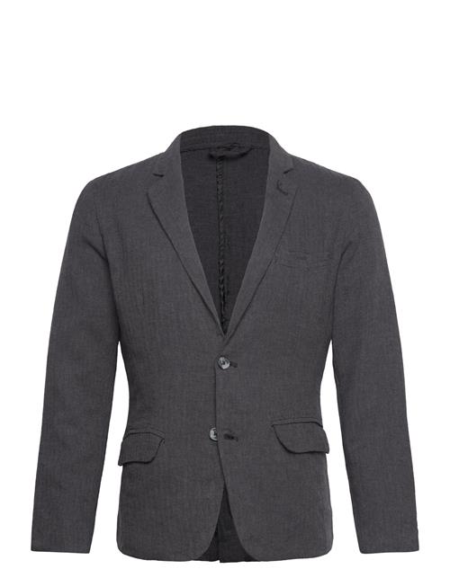 Cotton Linen Blazer Lindbergh Grey