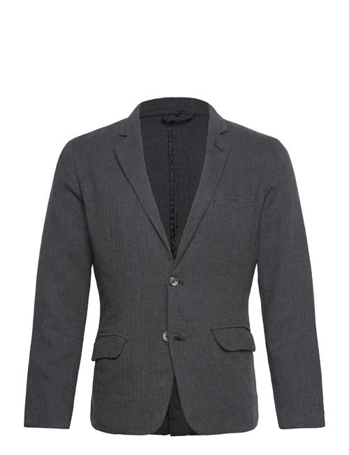 Cotton Linen Overshirts L/S Lindbergh Grey