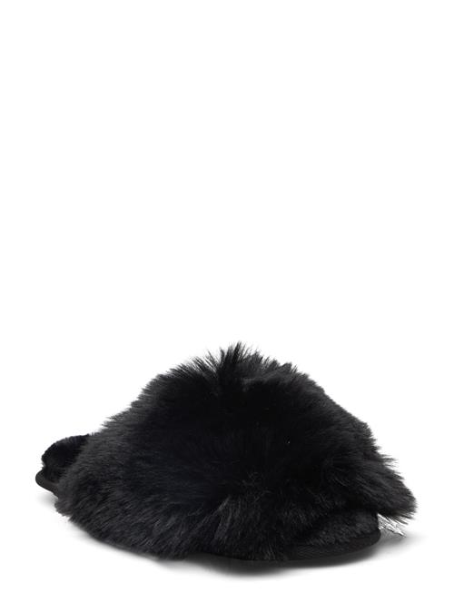 Se Indoor Slipper Super Fluffy Lindex Black ved Booztlet