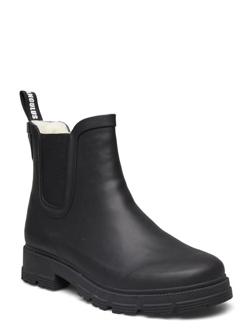 Se Rain Boots - Low With Elastic ANGULUS Black ved Booztlet