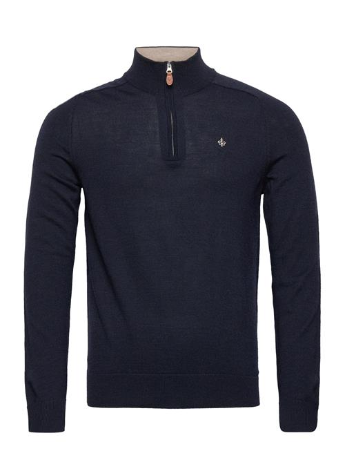 Merino John Zip Morris Navy