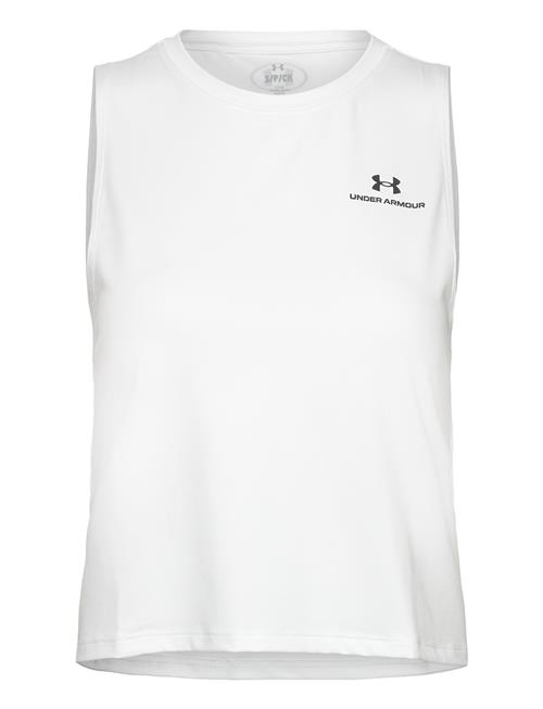 Vanish Energy Crop Tank Under Armour White