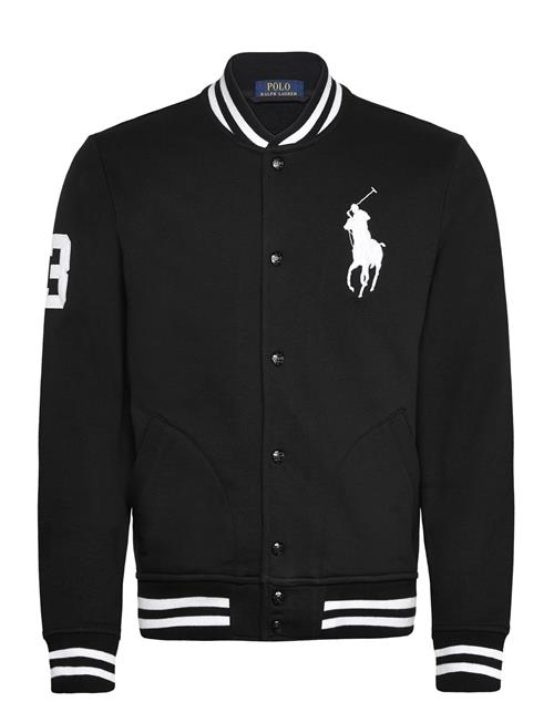 Big Pony Fleece Baseball Jacket Polo Ralph Lauren Black