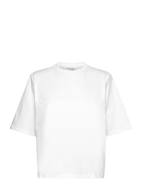 Se Malina Boxy T-Shirt Malina White ved Booztlet