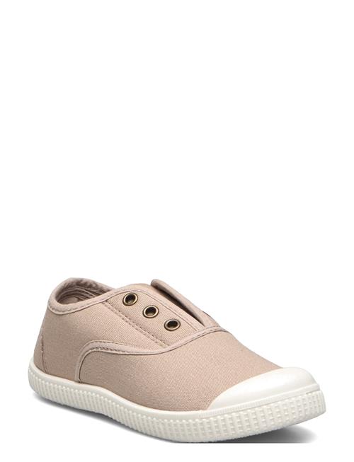 Elastic Panel Sneakers Mango Beige