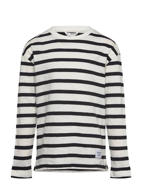 Striped Long Sleeves T-Shirt Mango Patterned