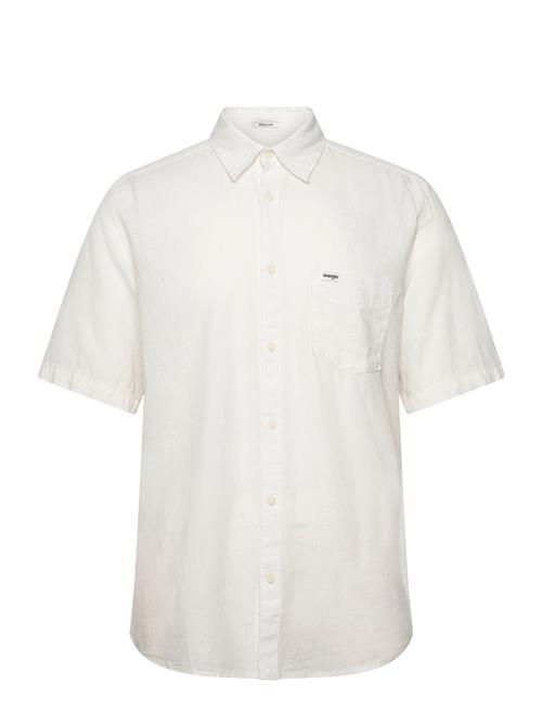 Ss 1 Pkt Shirt Wrangler White