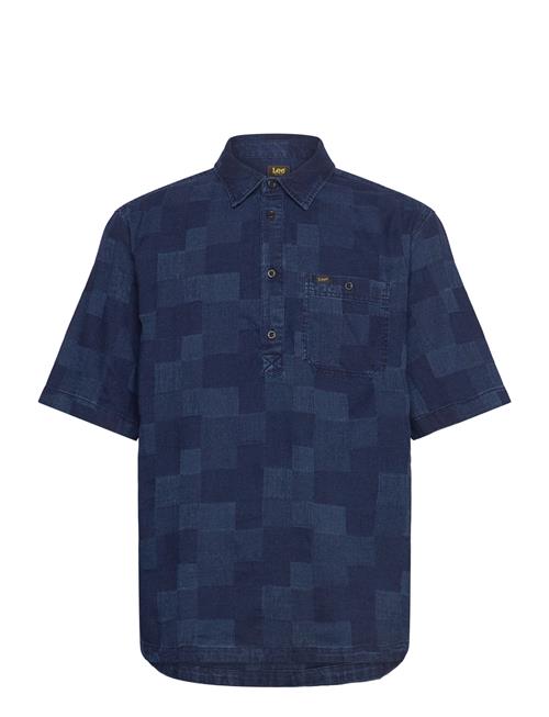 Popover Shirt Ss Lee Jeans Blue