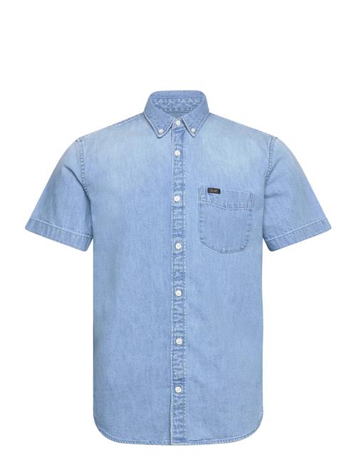 Lee Button Down Ss Lee Jeans Blue