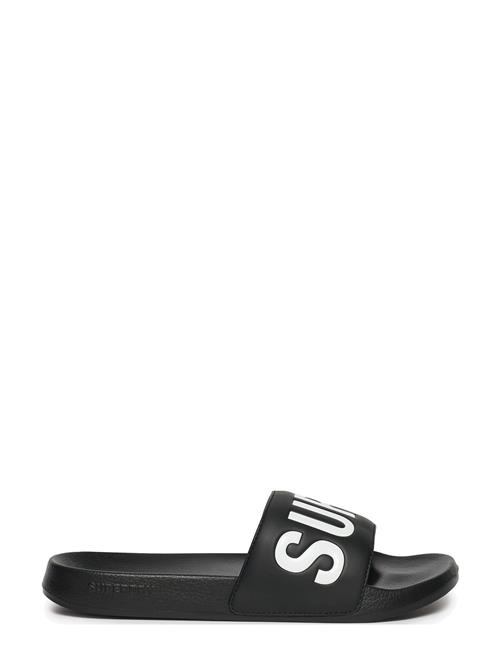 Core Graphic Pool Slide Superdry Black