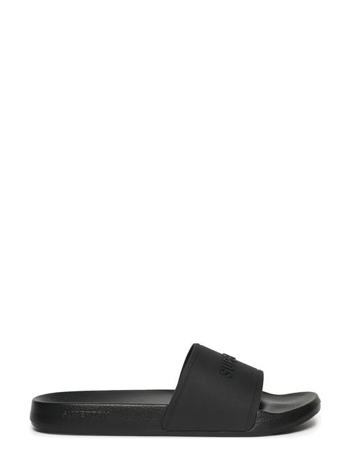 Logo Pool Slide Superdry Black