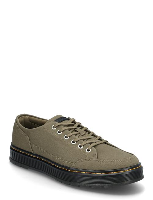 Brookline 6 Eye Dms Olive Canvas Dr. Martens Khaki