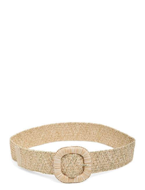 Pcvicki Elastic Waist Belt Pieces Cream