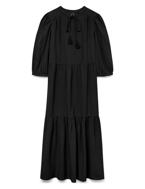 Vmpretty 3/4 Long Dress Wvn Ga Vero Moda Black