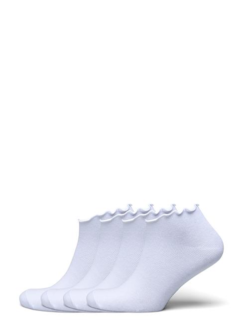 Se Rhatlanta Footie Socks - 4-Pack Rosemunde White ved Booztlet