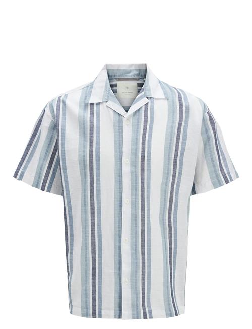 Jack & Jones Jprccsummer Stripe Resort S/S Shirt Sn Jack & J S Blue