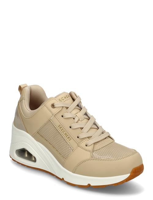 Women Uno Wedge Everything Nice Skechers Beige