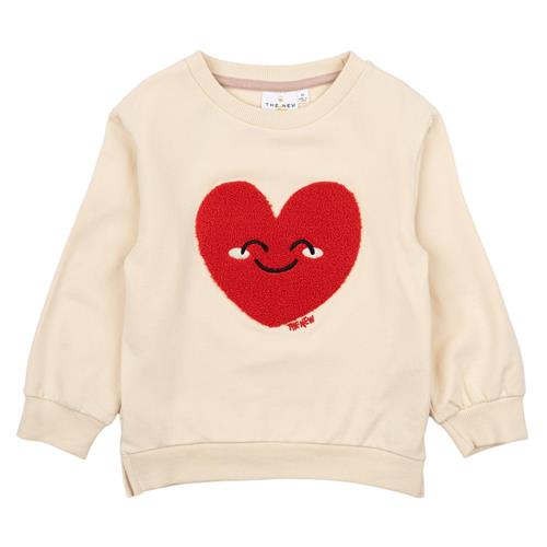 The New Siblings GOTS Nanett Sweatshirt White Swan 92 cm  Creme  92 cm  kvinde