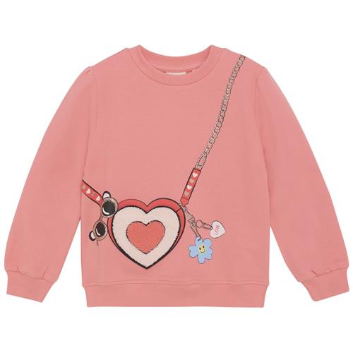 Minymo Sweatshirt Strawberry Ice | Lyserød | 92 cm