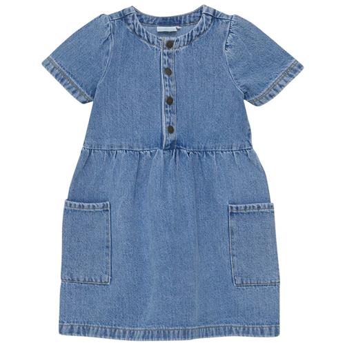EnFant Denim-kjole Light Denim Blue 116 cm  Blå  116 cm  kvinde