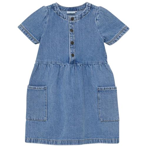 Se EnFant Denim-kjole Light Denim Blue | Blå | 116 cm ved Babyshop