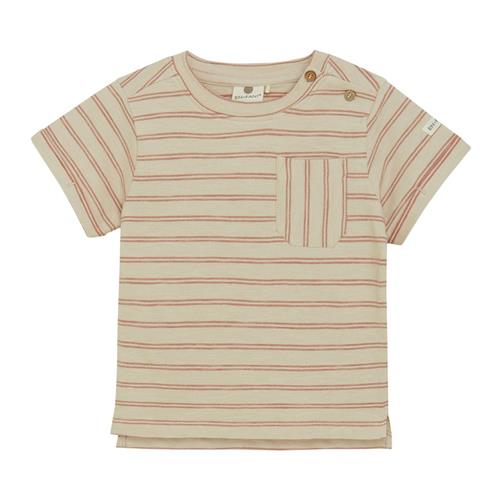 EnFant GOTS Stribet T-shirt French Oak | Beige | 98 cm