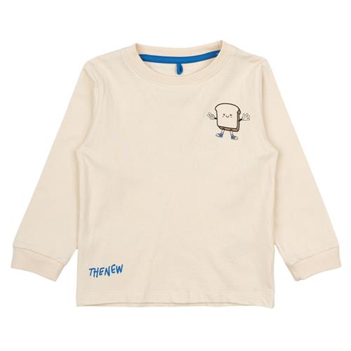 The New Siblings GOTS Novak Tee White Swan 80 cm  Creme  80 cm  mand
