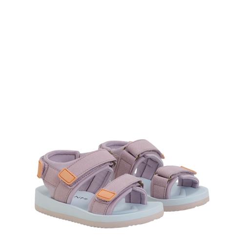 Se EnFant Velcro Sandal Arctic Ice | Grå | 23 EU ved Babyshop