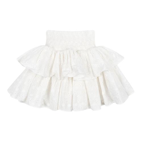 Konges Sløjd Lacey Smock-nederdel Optic White 3 Y  Hvid  3 år  kvinde