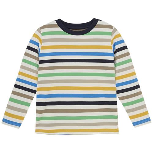 Se Minymo Langærmet T-shirt Blue Nights | Blå | 140 cm ved Babyshop