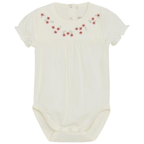 EnFant Kortærmet Baby Body Egret 92 cm  Hvid  92 cm  kvinde