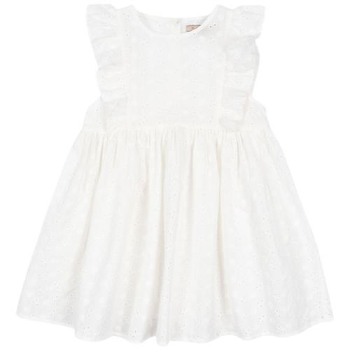 Konges Sløjd Lacey Kjole Optic White 5-6 Y  Hvid  5-6 år  kvinde