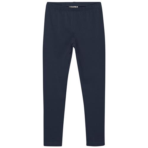 Minymo GOTS Leggings Blue Nights 128 cm  Blå  128 cm  kvinde